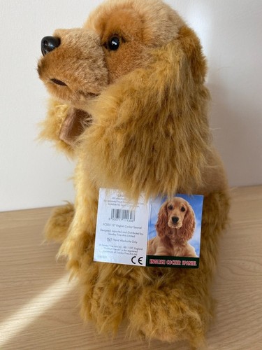 Golden cocker spaniel12 toy - golden,