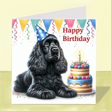 Cocker Spaniel Dog Birthday