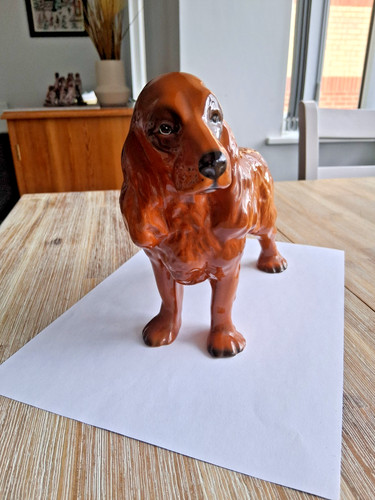 Ceramic cocker spaniel - ceramic,