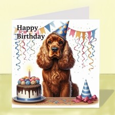 Cocker Spaniel Dog Birthday