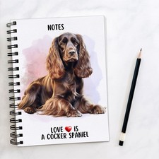 Cocker Spaniel A5 Spiral