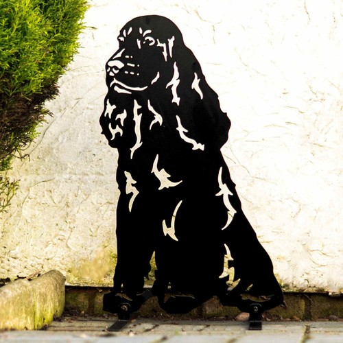 Cocker spaniel garden - cocker,